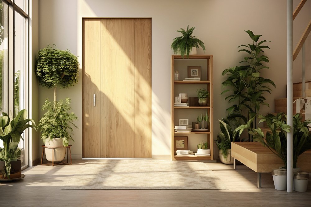 D21 premium steel doors showroom